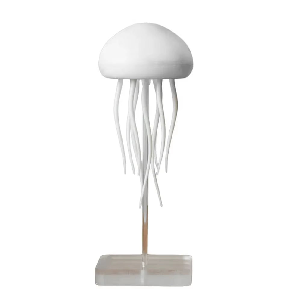 Enchanting Jellyfish LED Night Light - Rechargeable, Voice-Controlled RGB Lamp with Bluetooth Speaker & Humidifier